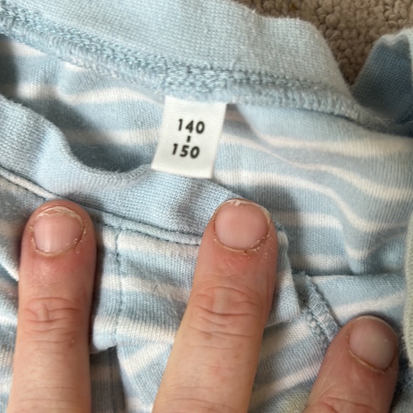 Muji Blue and White striped pajama set - Picture 2 of 6
